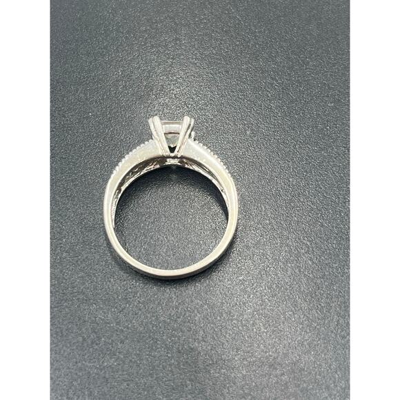 NV Vintage Sterling Silver Round Prong Set Cubic Zirconia Ring Sz 9.5 - Picture 5 of 9